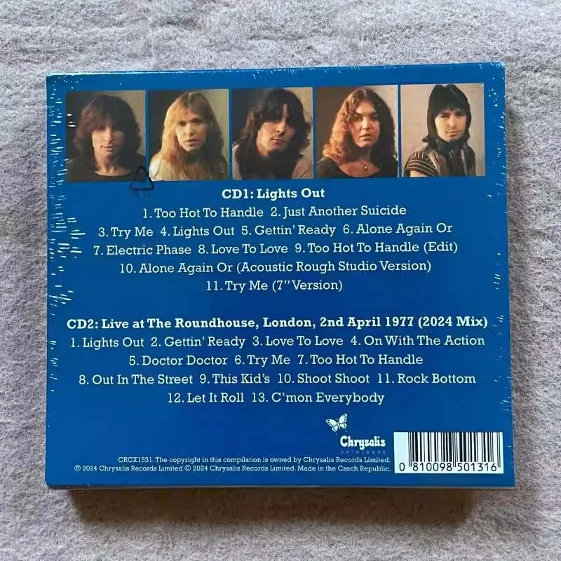 ロックアルバム「UFO Music」CD、ライトアウト・ミュ - Audio Without Music のレビューと価格
