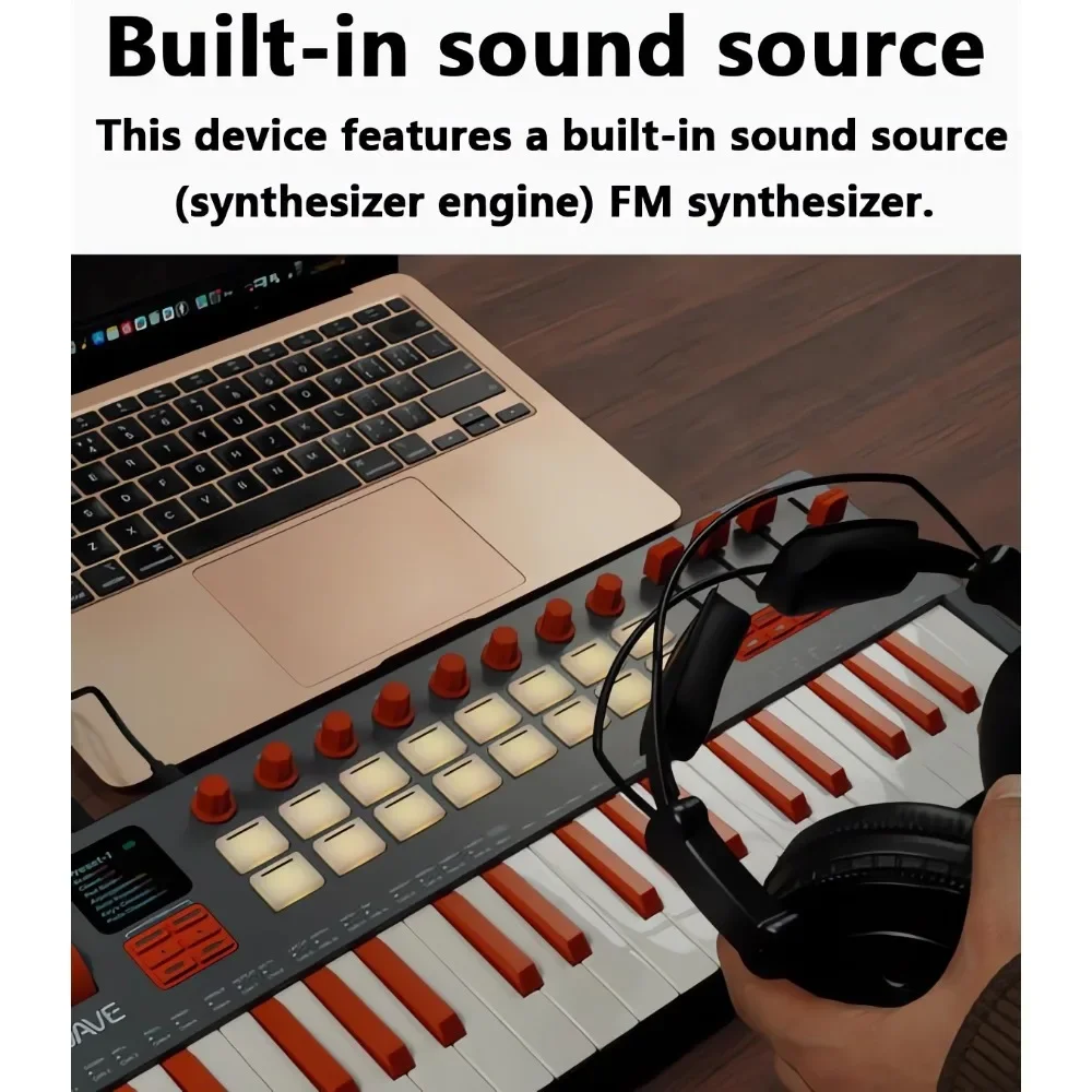 M-VAVE SMK-37 エリート MIDI プロダクショ - Midi Controller Pad のレビューと価格