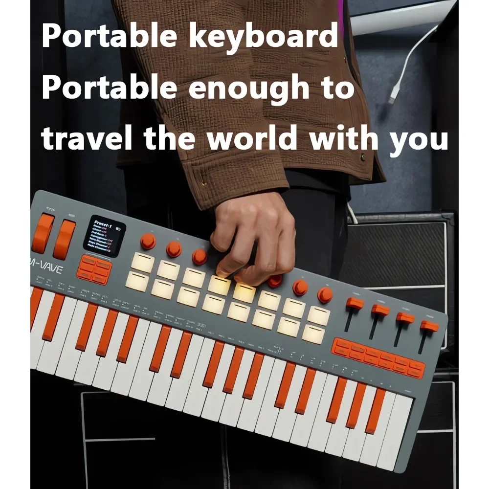M-VAVE SMK-37 エリート MIDI プロダクショ - Midi Controller Pad のレビューと価格